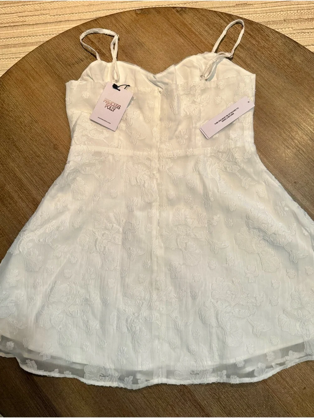 Princess Polly White Lace Mini Dress - Picture 2 of 5